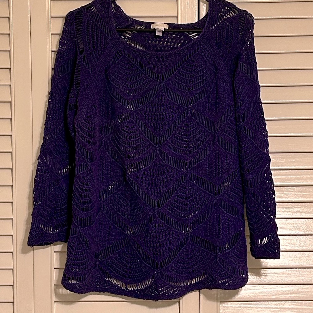 Open Weave Sweater